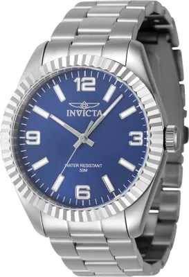 Obrázek produktu pro Invicta Specialty 47451 Pánské hodinky - Quartz Hnutí - Nerezová ocel s modrým ciferníkem - 43 mm