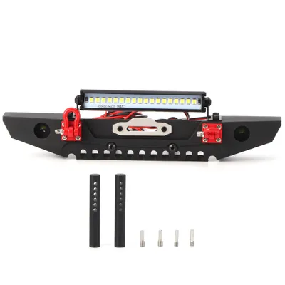Obrázok produktu pre Predný nárazník so svetlometmi RC autíčka Vhodné pre TRX4 Axial SCX10 90046 1/10 RC Crawler Car