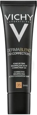 A product shot of a Vichy Dermablend foundation tube against a white background.