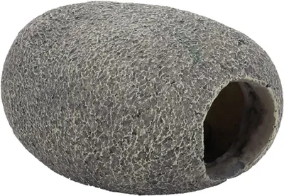 Imagen del producto de Cueva para acuario de mármol, 9x8x5 cm, un hábitat natural para hamsters enanos y gambas