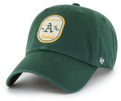 Produktbild von '47 Brand Cap MLB Athletics Crosspatch '47 CLEAN UP Dark Green