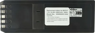 Produktbild von vhbw Akku kompatibel mit Fluke 741, DSP2000, DSP100, 743, 865, 863, 867B, 743B, 741B, 867 Messgerät (2500 mAh, 7,2 V, NiMH)