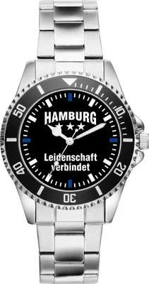 Produktbild von KIESENBERG Herrenuhr Armbanduhr Hamburg Geschenk Artikel Idee Fan Analog Quartz 2276