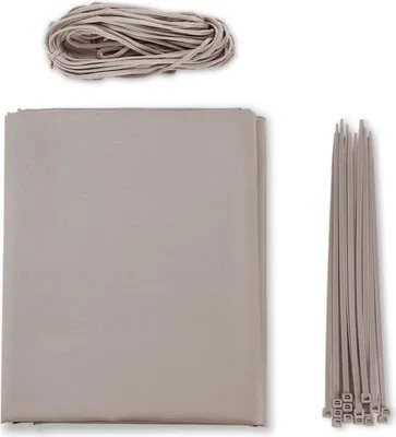 Produktbild von Sekey Balkon Sichtschutz PES Blickdichte Wetterfest Windschutz Taupe, 90x600 cm