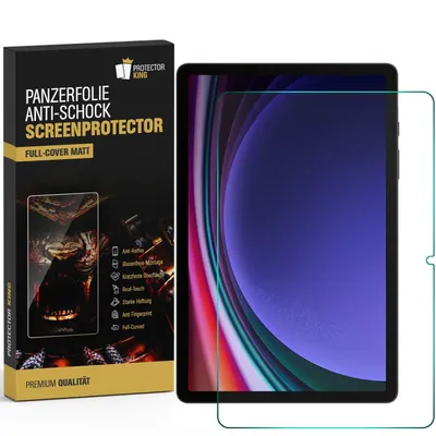 Produktbild von 2x 9H Panzerglas für Samsung Galaxy Tab S9 Plus matt entspiegelt Nano-Glass Displayschutz Schutzglas Schutzfolie Panzerfolie Screen-Protector ANTI-SHOK ANTI-BRUCH-ANTI-STOß