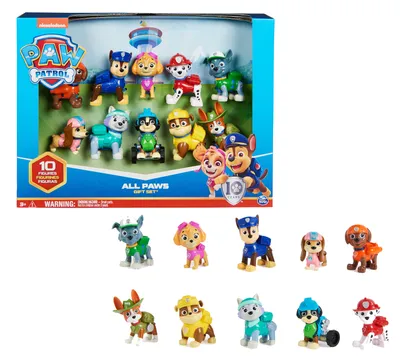 Produktbild von PAW Patrol - Action Pack Pups Geschenkset (10 Hundefiguren)