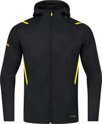 Produktbild von Jako Challenge Freizeitjacke Mit Kapuze Herren - Schwarz Meliert / Citro