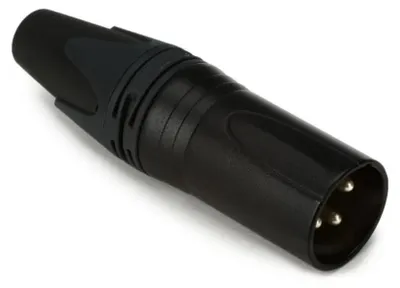 Produktbild von Equip 3-poliger XLR Kabelstecker, schwarz