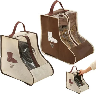 Produktbild von Schuhbeutel 2 Stück, wasserdicht, 28x22x28 cm, für Reise und Aufbewahrung
