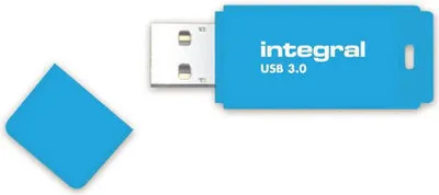 Image de Integral - Clé USB Integral 128 GB 3.0 Neon Blue | Soufflez un 1 pièce