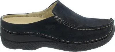 Produktbild von Wolky Seamy-Slide Clog, Oiled nubuck, blue, 0625016-800 38