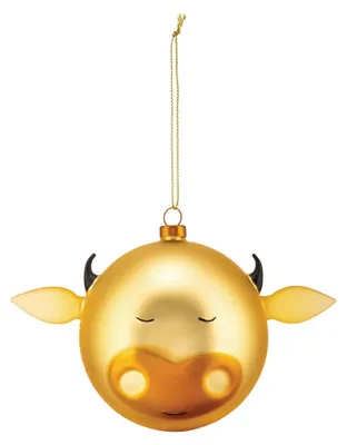 Immagine prodotto di Alessi, palline per presepe - decorazioni natalizie a forma di sfera - bue, vetro