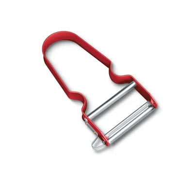 Produktbild von Victorinox REX Sparschäler, für Obst, Gemüse, Extra Scharf, Gerader Schliff, Alu