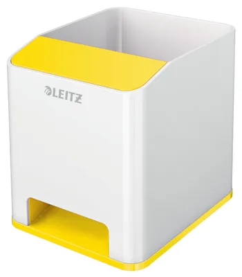 Produktbild von Leitz 53631016 Stiftehalter Polystyrene Weiß, Gelb