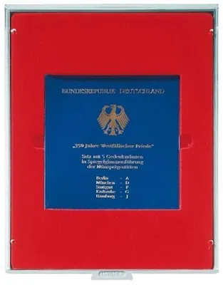 Produktbild von Lindner 2211E Velourseinlage rot 2211E (Ø 150 mm)