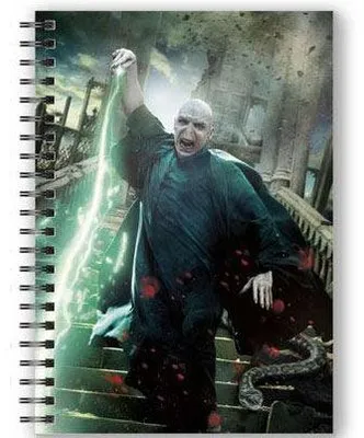 Produktbild von Voldemort A5 3D-Notizbuch für Harry Potter-Fans