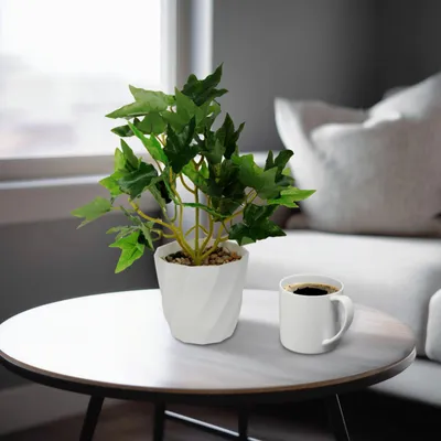 Produktbild von Künstliche Pflanze - Heimdekoration - Efeu - 20 x 9 cm 1 Stück [11890B]