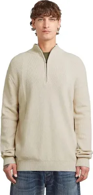 Produktbild von G-star Structure Halbzippullover Beige L Herren Beige L