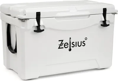 Produktbild von Zelsius Kühlbox weiß 50 Liter | Cooling Box ideal für Auto Camping