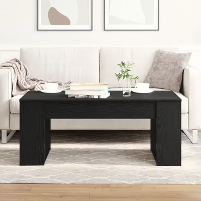 Produktbild von Möbel Couchtisch Schwarz Eiche 102x55x42 cm Holzwerkstoff - Couchtische 862495