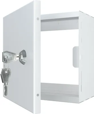 Produktbild von Telekommunikations-Gehäuse Multimedia-Schrank 15x15x8cm weiß Schaltschrank