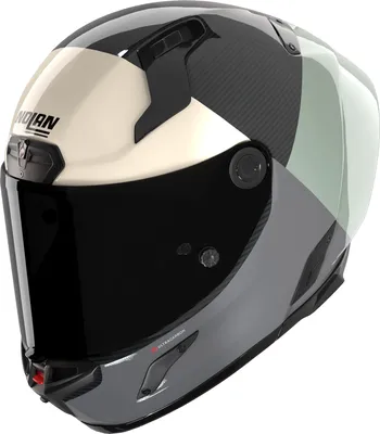 Produktbild von Nolan X-804 RS Ultra Carbon Blocco Helm, grau/grün, S (56)