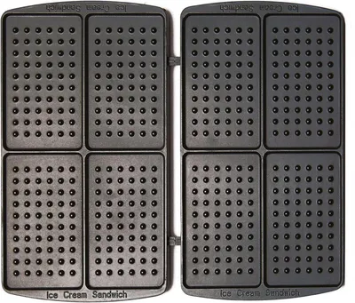 Produktbild von Syntrox Germany Wechselplatten für Multimaker Masto SM-1300W / MM-1400 – Antihaft, Langlebig (Mini Waffeleisen)