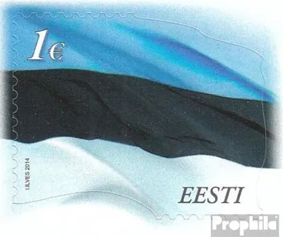 Produktbild von Briefmarken Estland 2014 Mi 756II (kompl.Ausg.) postfrisch Flagge