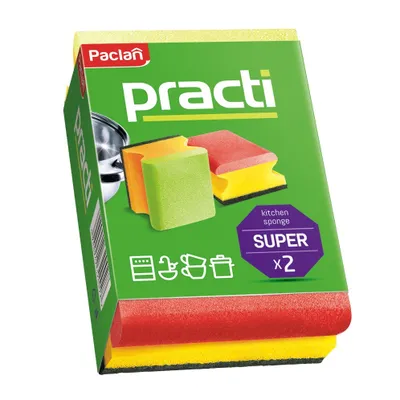 Produktbild von Paclan profilierte Spülschwämme, 2 Stück