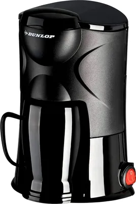 Imagen del producto de Máquina de café para una taza de Dunlop, con vaso, filtro permanente, material de montaje, para camiones, 24 voltios, 250 vatios, color