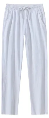 Productafbeelding van Currero Linnen Broek Heren Wit S