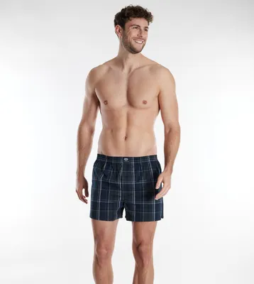 Image de Ceceba caleçon lot de 2 canadian woven boxer shorts dark blue hommes