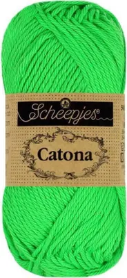 Produktbild von Scheepjes Catona 10g 602 Neon Green