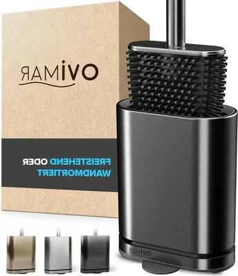 Obrázek produktu pro Ventilovaná WC štětka - bronzová - silikon - nerezová ocel