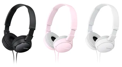 Produktbild von Sony MDR-ZX110, Kabelgebunden, 12 - 22000 Hz, Musik, 120 g, Kopfhörer, Weiß