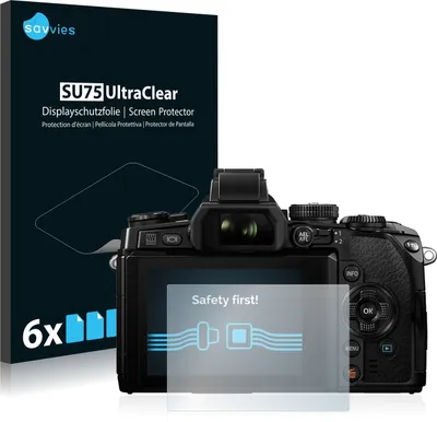 Produktbild von 6x Für Olympus OM-D E-M1 Schutzfolie Savvies Displayschutz Display Schutz Folie Klar Transparent