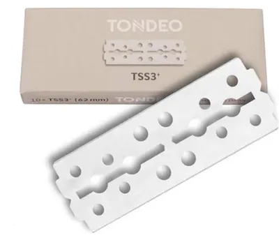 Produktbild von Tondeo TSS3+ Double Edge Klingen 10 Stück
