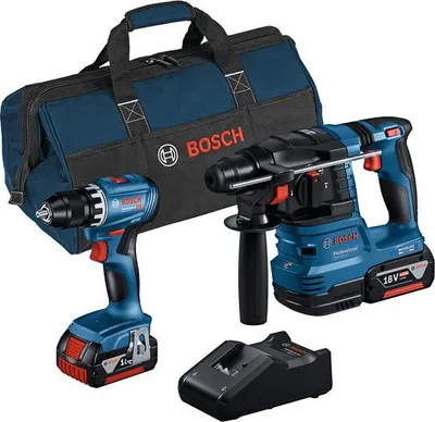 Produktbild von Combo Kit 2-tlg. Kit 18V: GSR 18V-45 + GBH 18V-22 + 2 x 4.0Ah + GAL 18V-40 (C)