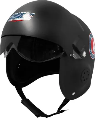 Produktbild von Schwarzer Airborne Helm - Kampfjetpilot Zubehör