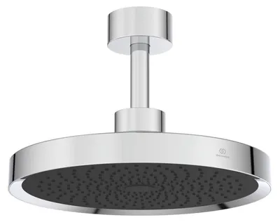 Produktbild von Ideal Standard Idealrain Solos Kopfbrause Ø 33 cm mit LED-Leuchtring und Brausearm für Deckenmontage