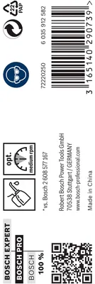 Immagine prodotto di PRO Metal HSS-G, 8,5 x 75 x 117 mm, 5 pezzi.