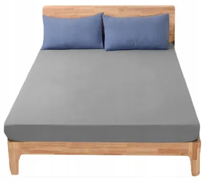 Image de Drap-housse Rossetti Jersey 120x200 cm Gris