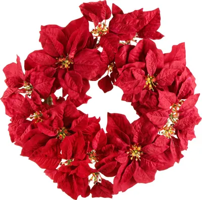 Produktbild von Einladender Adventskranz mit Kunstblumen für festlichen Glanz