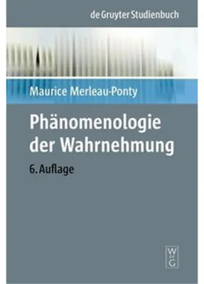 Obrázek produktu pro Phänomenologie der Wahrnehmung