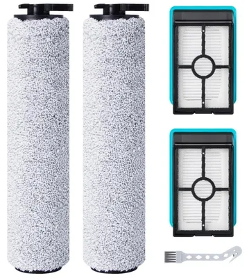 Obrázek produktu pro Sada příslušenství pro vysavač Bissell Crosswave HF2/3845N/3831, obsahující: 2 válce s kartáči, 2 HEPA filtry a 1 čisticí kartáč