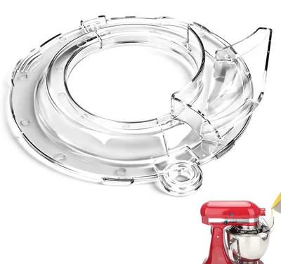 Spritzschutz für Küchenmaschine 4,5–5 QT, Kippkopf, durchsichtig