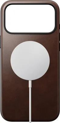 Immagine prodotto di Nomad Custodia in pelle moderna per iPhone 17 Pro Max marrone rustico Horween