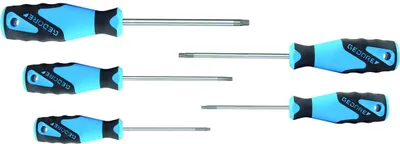 Produktbild von GEDORE 2163 TXB-05 3K-Schraubendreher-Satz 5-tlg TX Stift T10-T30, 1616617