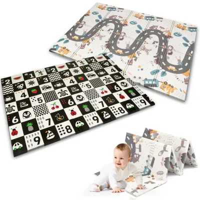 Obrázok produktu pre Mata piankowa edukacyjna składana 200 x 150 x 1 cm Nukido NK-341