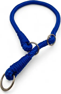 Produktbild von Hundehalsband Zugstopphalsband 12 mm blau Anti-Zug-Halsband Verstellbar Sehr Robust Nylon